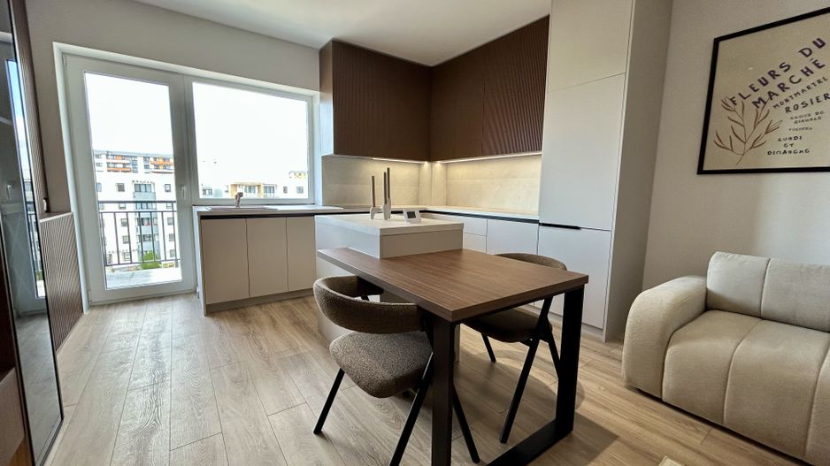 Apartament 2 camere zona Tractorul | Mobilat lux | Constructie 2025 - Poză 2