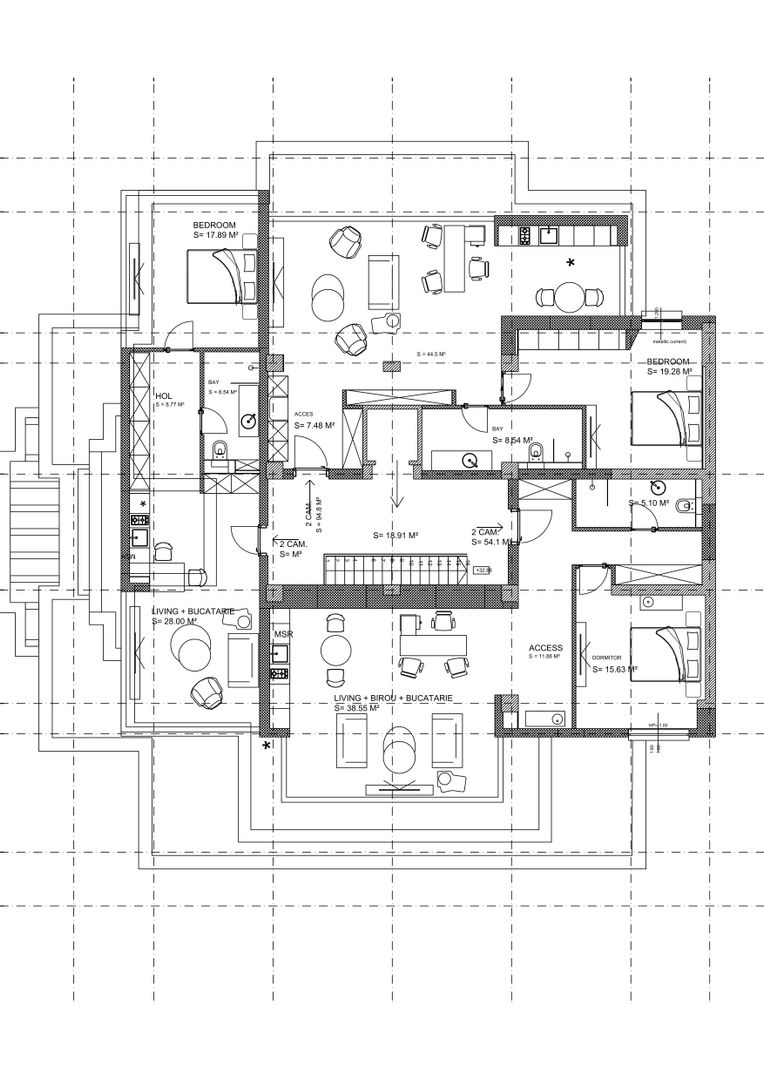 Aparthotel building Unirii B+GF+E+11 floors with 51 apartments, restaurant and SPA - Poză 67