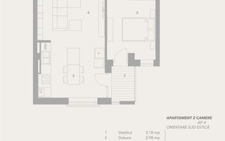 Apartament 2 camere, lift, boxe, garaj, INTABULAT - Sibiu - Schiță 7