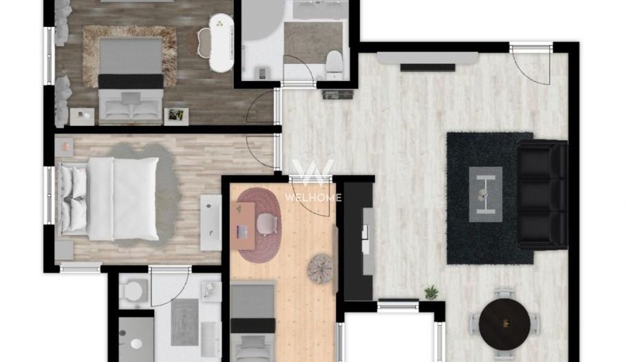 Apartament 4 camere,INTABULAT, LA CHEIE, Sibiu - Schiță 12