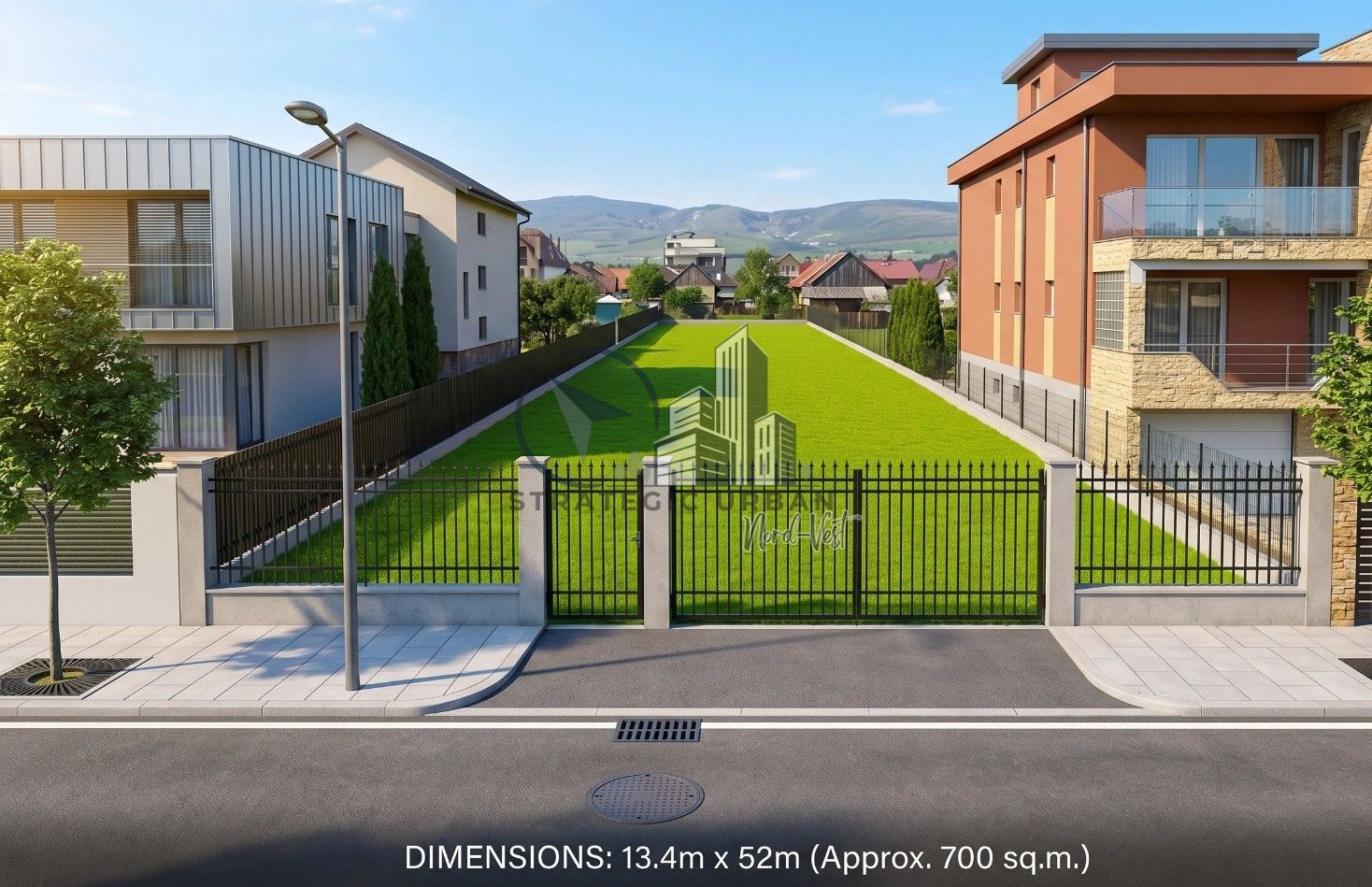 Teren intravilan pentru construcție duplex, zona Lidl, Florești - Poză 2