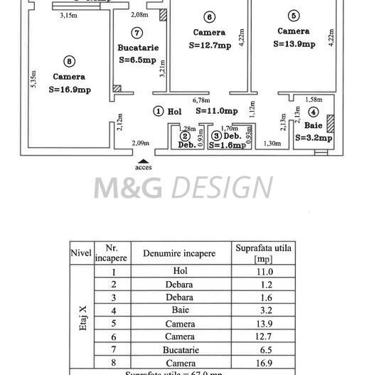 Apartament 3 camere Bogdanestilor - Poză 8
