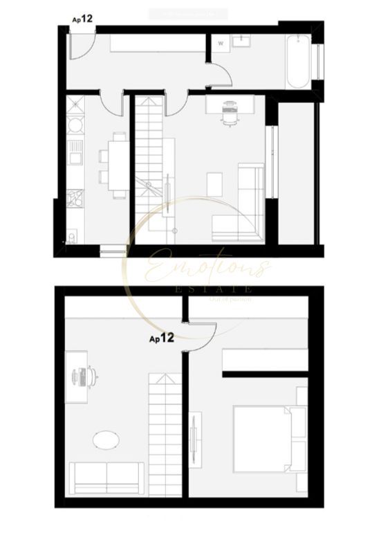 NOU | Apartament 3 camere spatios cu scara interioara | 2 locuri de parcare - Schiță 10
