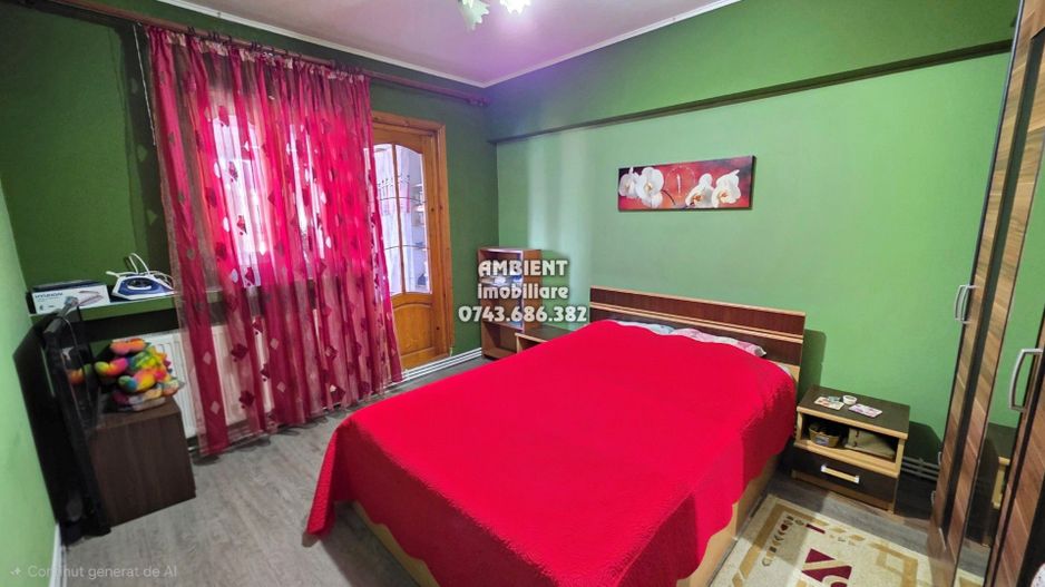 Apartament cu 3 camere, etaj 4, mobilat, VASLUI zona CENTRU - BIG; - Poză 7