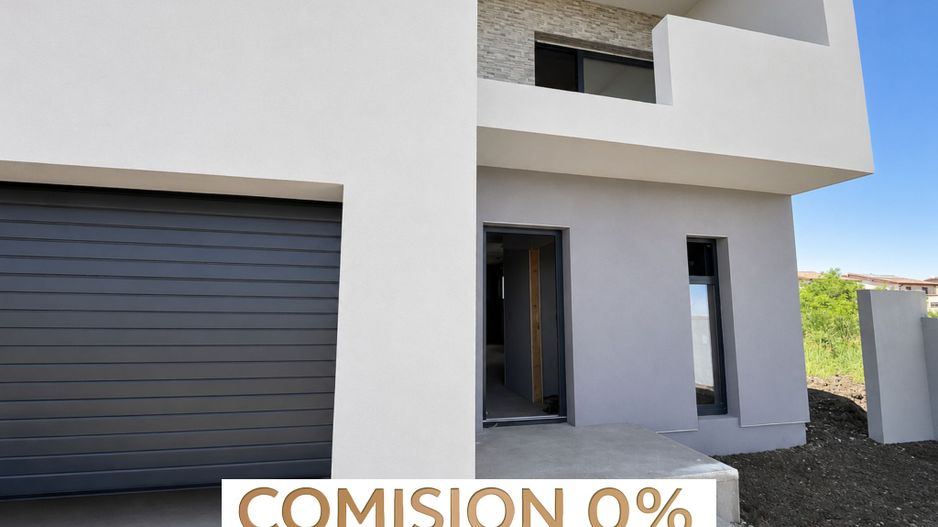 COMISION 0, Duplex cu Garaj, 4 Camere, 140mp, Toate Utilitati, SACALAZ - Poză 1