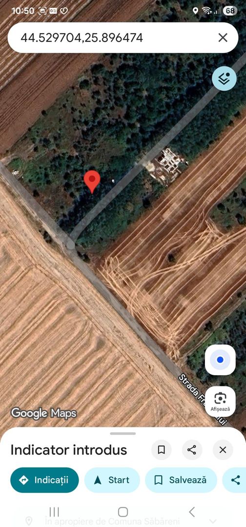 Teren de vanzare Sabareni Giurgiu - Poză 1