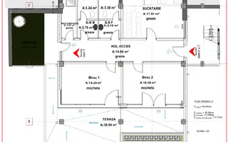 Spațiu de birouri de 167mp de închiriat în zona Gruia - Poză 20