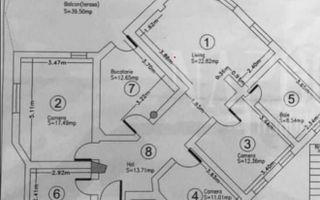 4 camere / terasă spațioasă / Bloc tip vilă/ Zona Grand Hotel Italia - Schiță 11