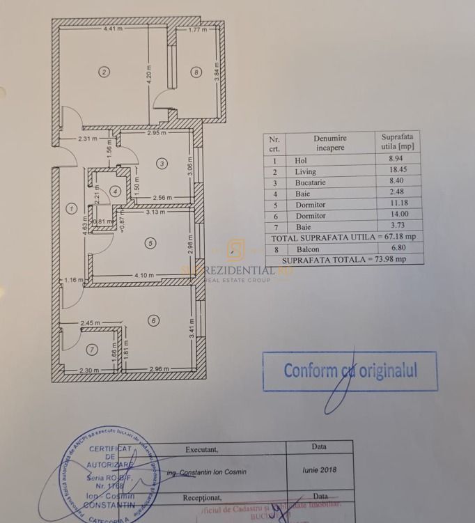 Apartament cu 3 camere modern, bloc 2018, Lidl Metalurgiei, metrou,STB - Schiță 7