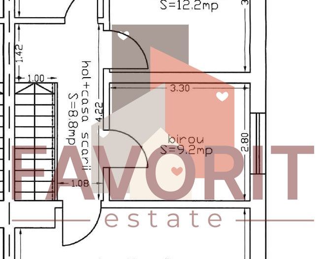 Finisat la cheie. Bucatarie inchisa. 311 mp teren - Schiță 20