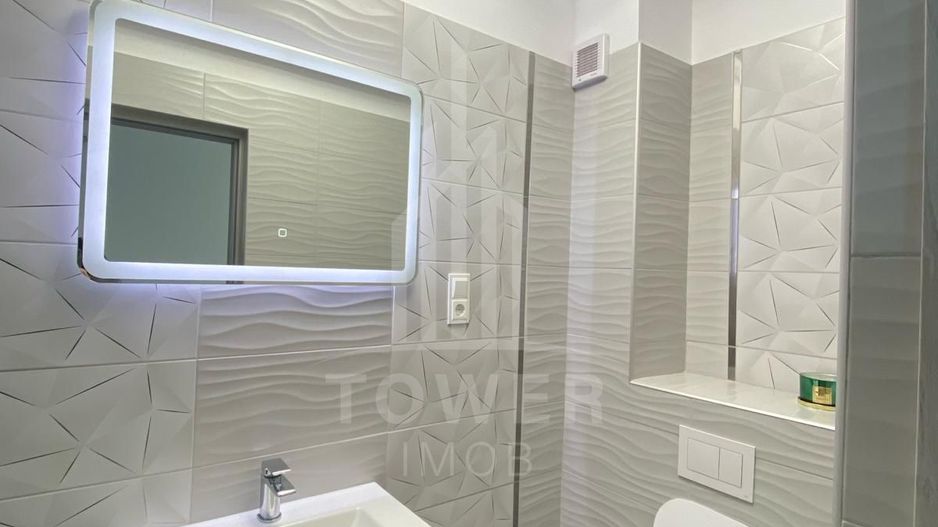 Penthouse de închiriat 3 camere, terasa 110mp, jacuzzi | Nord - Poză 5