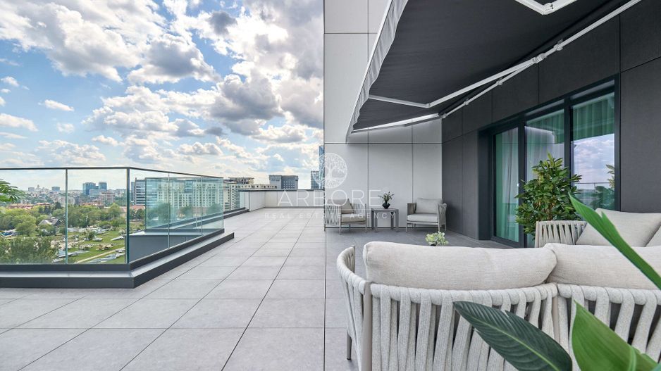 Penthouse premium whit 4 rooms ,111 sqm+terrace 90 sqm | Bucharest - Poză 11