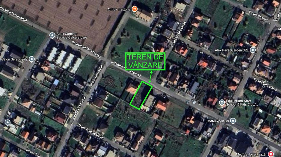 Teren in  Dumbrăvița – 800 mp, front 20 ml, pe Bulevardul Ion Creanga - Poză 5