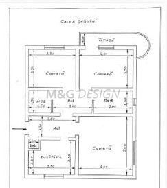 Apartament cu 3 camere Steaua etaj 2 - Schiță 12
