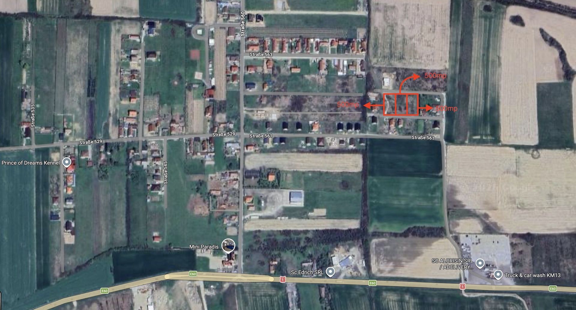 Teren intravilan de vânzare – Oșorhei, zona Mini Paradis - Poză 1