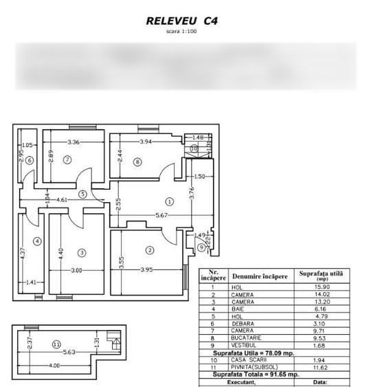 Casă de vanzare, ultracentral, 5 camere, Zona Eminescu-Toamnei - Poză 14