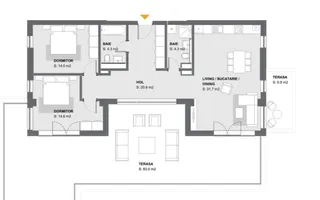 Penthouse Aradului-3 Camere-Centrala Proprie - Poză 12