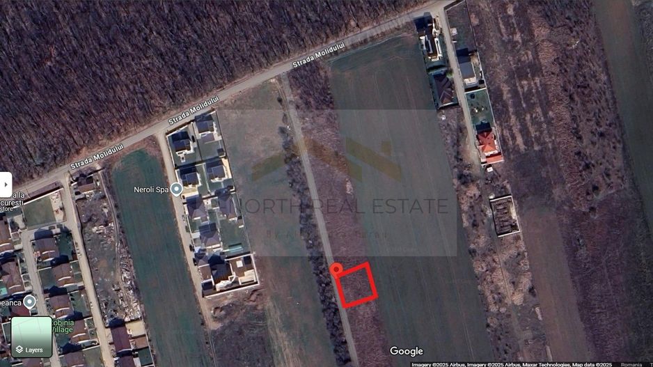 Teren 600 mp str Molidului langa padure - Poză 2