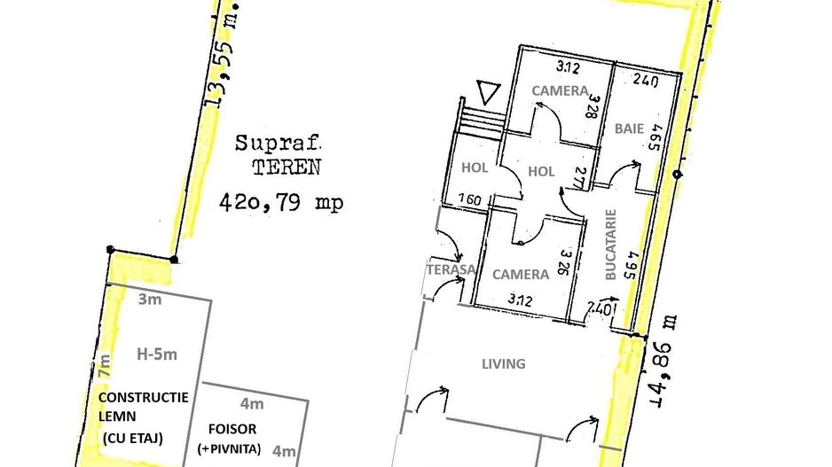 Casa 4 camere - curte 400mp Sector 4 - Luica -Giurgiului -Piata Resita - Poză 15