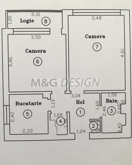 2 camere Medicina -Bastion -Punctele Cardinale - Poză 12