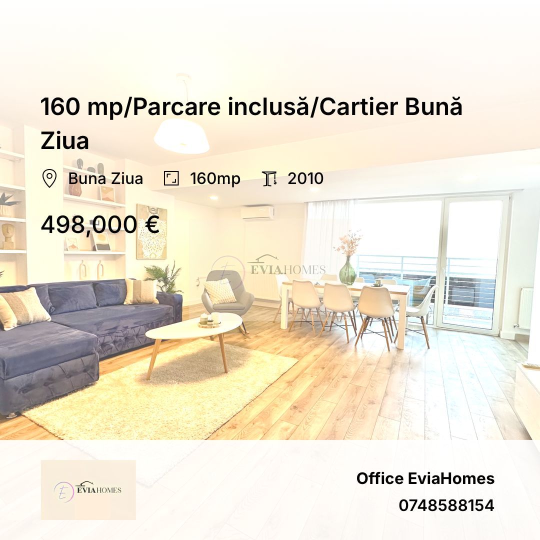 160 mp/Parcare inclusă/Cartier Bună Ziua - Poză 1