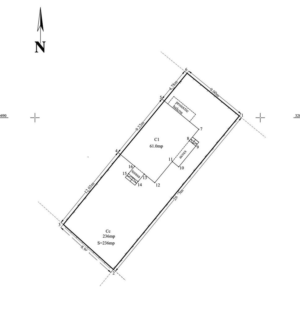 Casa duplex 4 camere P+1+M | 120 mp utili | curte 170mp - Schiță 19