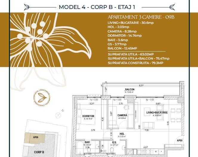 Direct Dezvoltator | Bloc Boutique | Unirii | Libertatii - Schiță 7