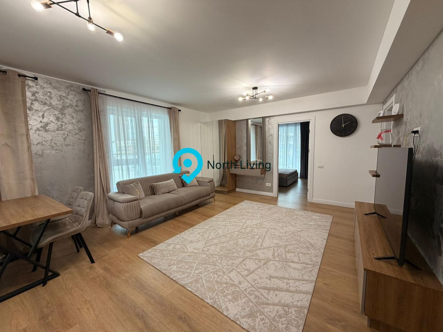 Apartament 3 Camere | Mobilat Utilat | Complex nou | Paza 24/7 - Poză 3