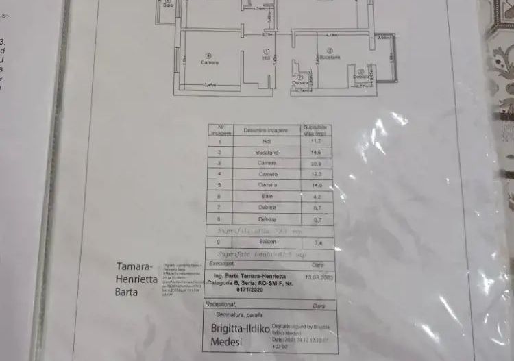 BRASADAS vinde ap 3 cam etaj 2/4 Carpati 2. - Poză 1