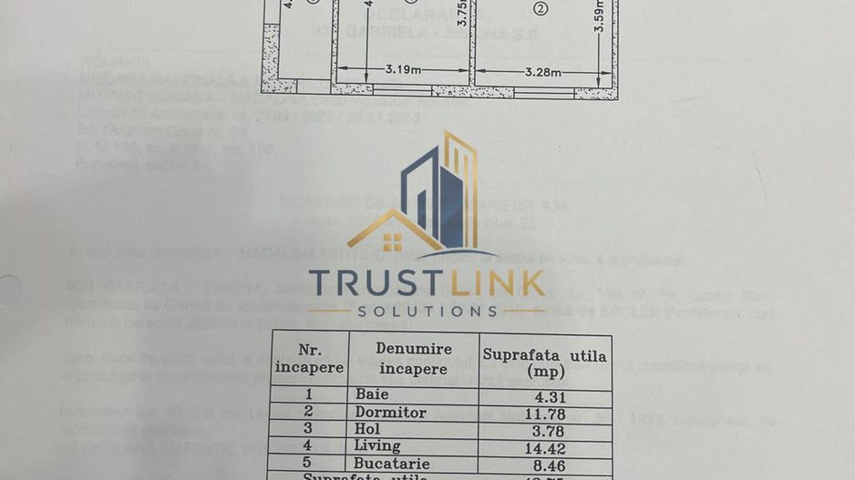 Apartament 2 camere Metalurgiei Metrou Dimitrie Leonida - Schiță 12