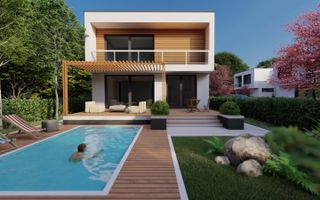 Vila individuala SMART_LUX//Panouri fotovoltaice//Corbeanca - Poză 13