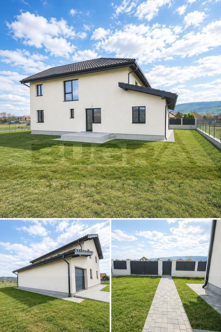 Casa individuala premium de 215mp utili, teren 700mp, Garaj- Gilau - Poză 1