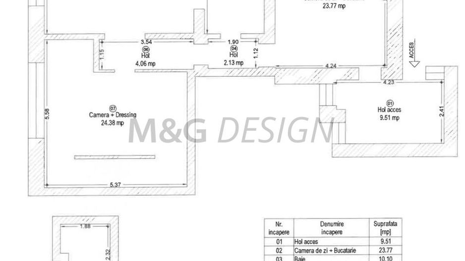 Apartament 110 mp utili ,  LUX  boxa , curte acces auto Balcescu - Poză 30
