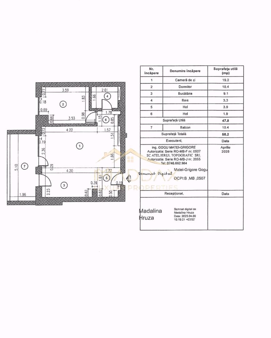 Apartament 2 Camere de Lux /Fabrica de Glucoza/Predare la alb-169.000 € - Schiță 14