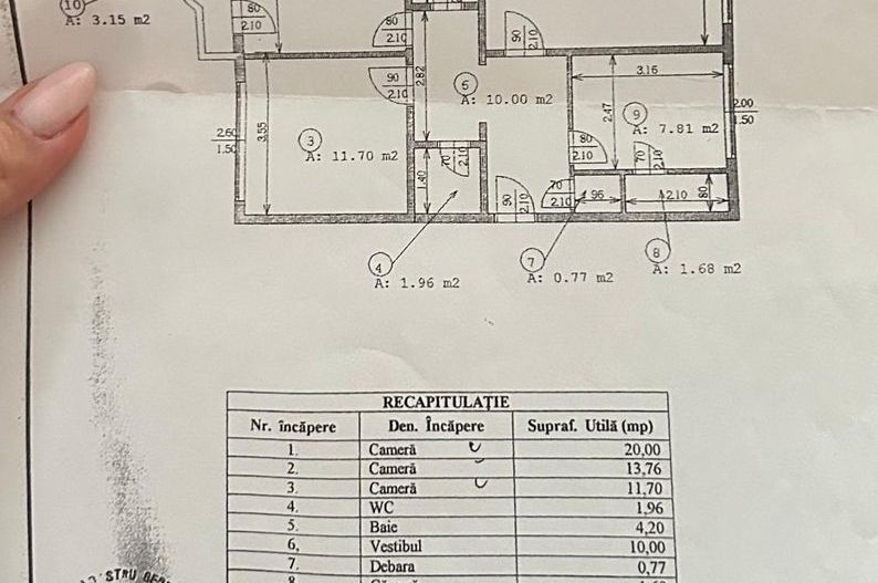 Apartament 3 camere. Timpuri Noi - Poză 15