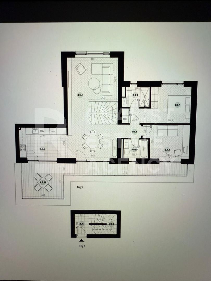 Vânzare, apartament 3 camere, Catted Family, București - Schiță 23