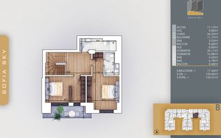 Duplex 3 camere Incalzire prin Pardoseala Th. Pallady - Poză 3