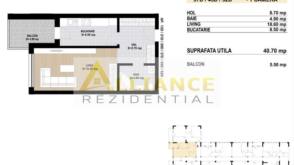 DISCOUNT 3-10% - Garsoniera - 46mp - Sector 4 - OFERTA LIMITATA - Poză 5
