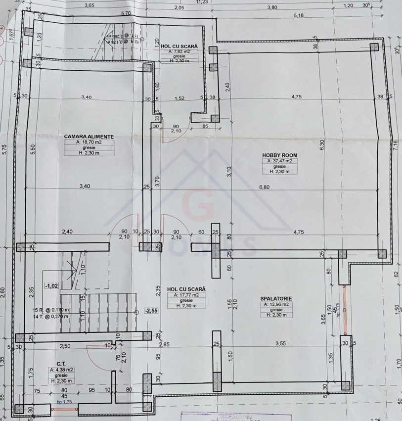 Pretabil office, camin, clinica, invatamant. 3 cai acces in cladire. - Schiță 31