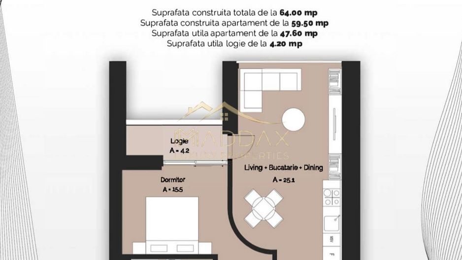 Proiect rezidențial // Apartamente 1-5 camere // Finalizare 2026 - Poză 19