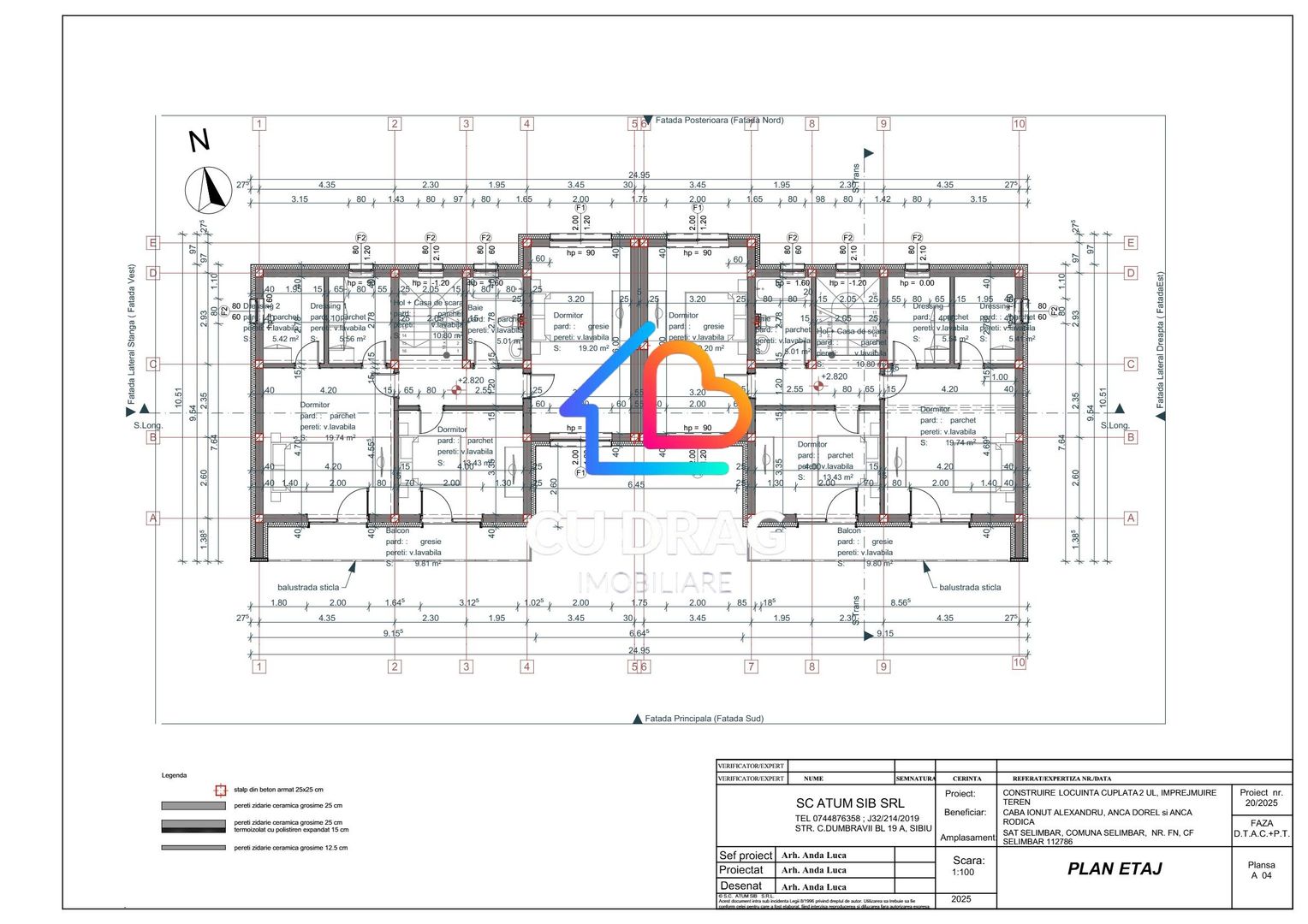 Casă nouă în Șelimbăr, 125 mp utili, teren 300 mp, garaj, orientare sudică - Poză 9
