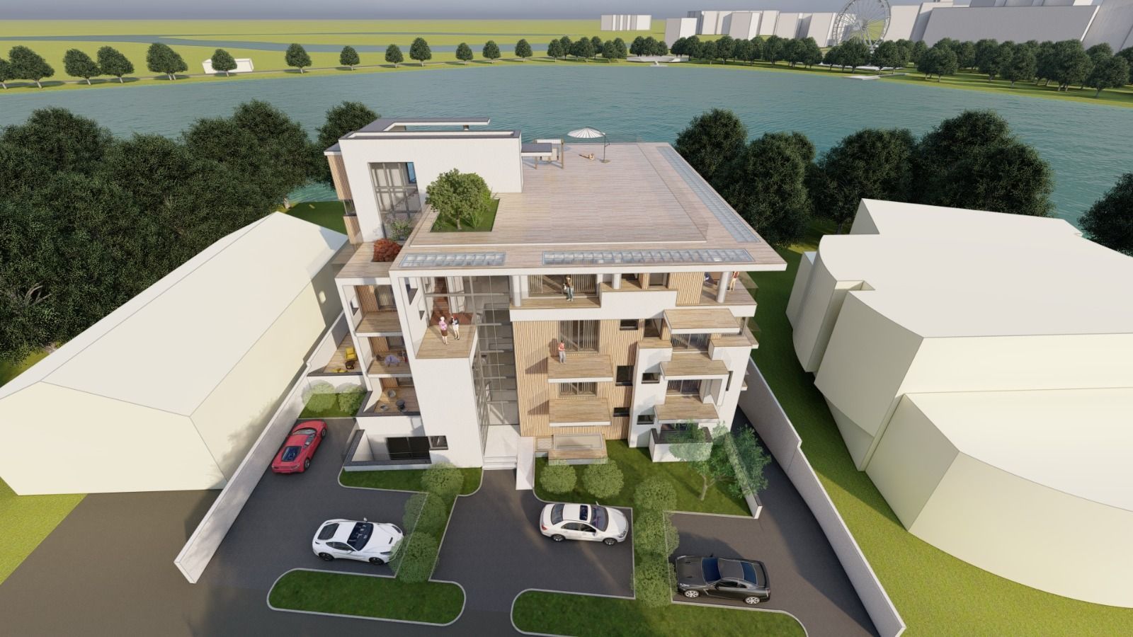 Teren de Vanzare | malul lacului TEI | Proiect Autorizat - Schiță 9