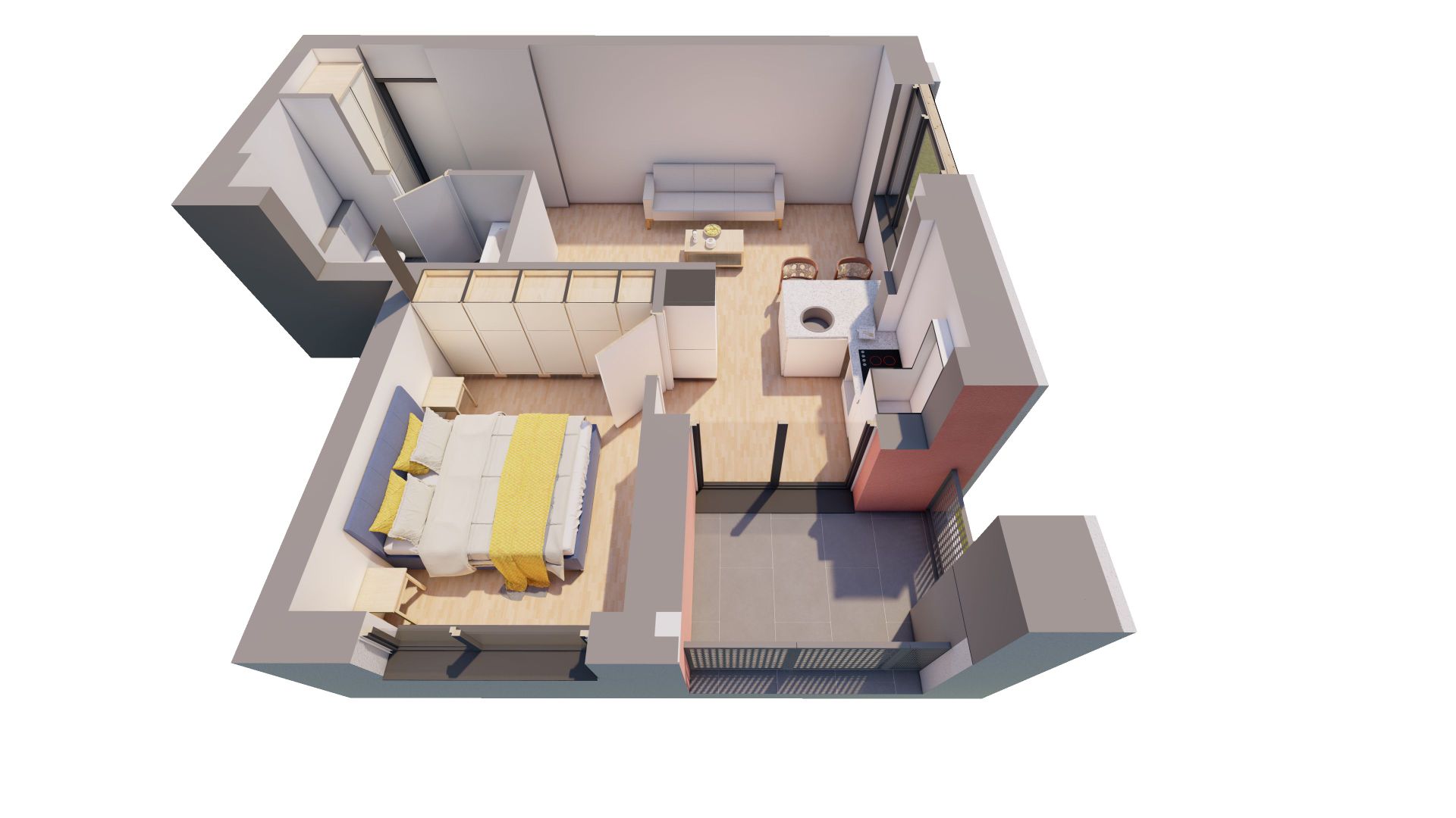 Apartament nou direct dezvoltator ARED RED9 CITY IMAR - Poză 6