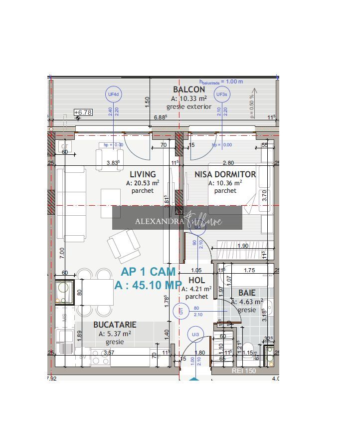 Apartament modern I 2 camere I Ansamblul Eroilor I Floresti - Poză 10
