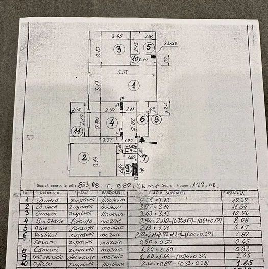 APARTAMENT 3 CAMERE & 2 BAI BLOC 1982 72000EURO SUPER PRET - Poză 5