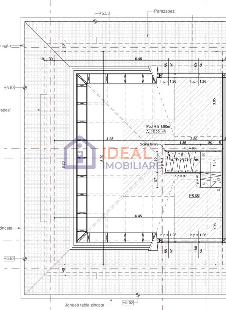 Duplex Modern cu 4 camere LA CHEIE, Zona Lidl, Cartierul Arhitectilor - Schiță 11