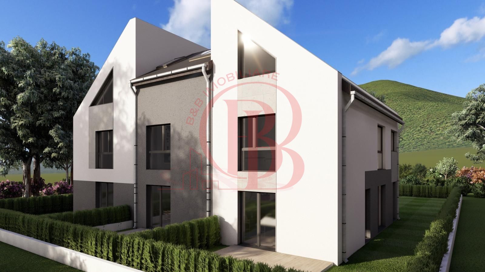 Vilă Triplex 4 Cam Arhitectură Modernă- Grădină Individuală -Panouri solare - Poză 2