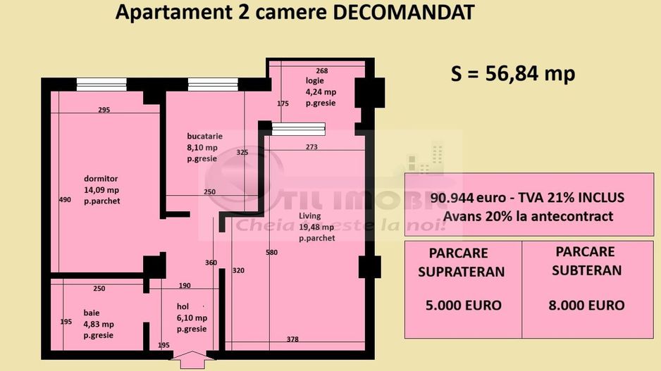 Apartament decomandat Cug Valea Adanca, bloc nou, cartier rezidential - Poză 2