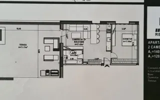 Apartament 2 camere cu terasa panoramica 71 mp | Avram Iancu Residence | Parcare - Schiță 29