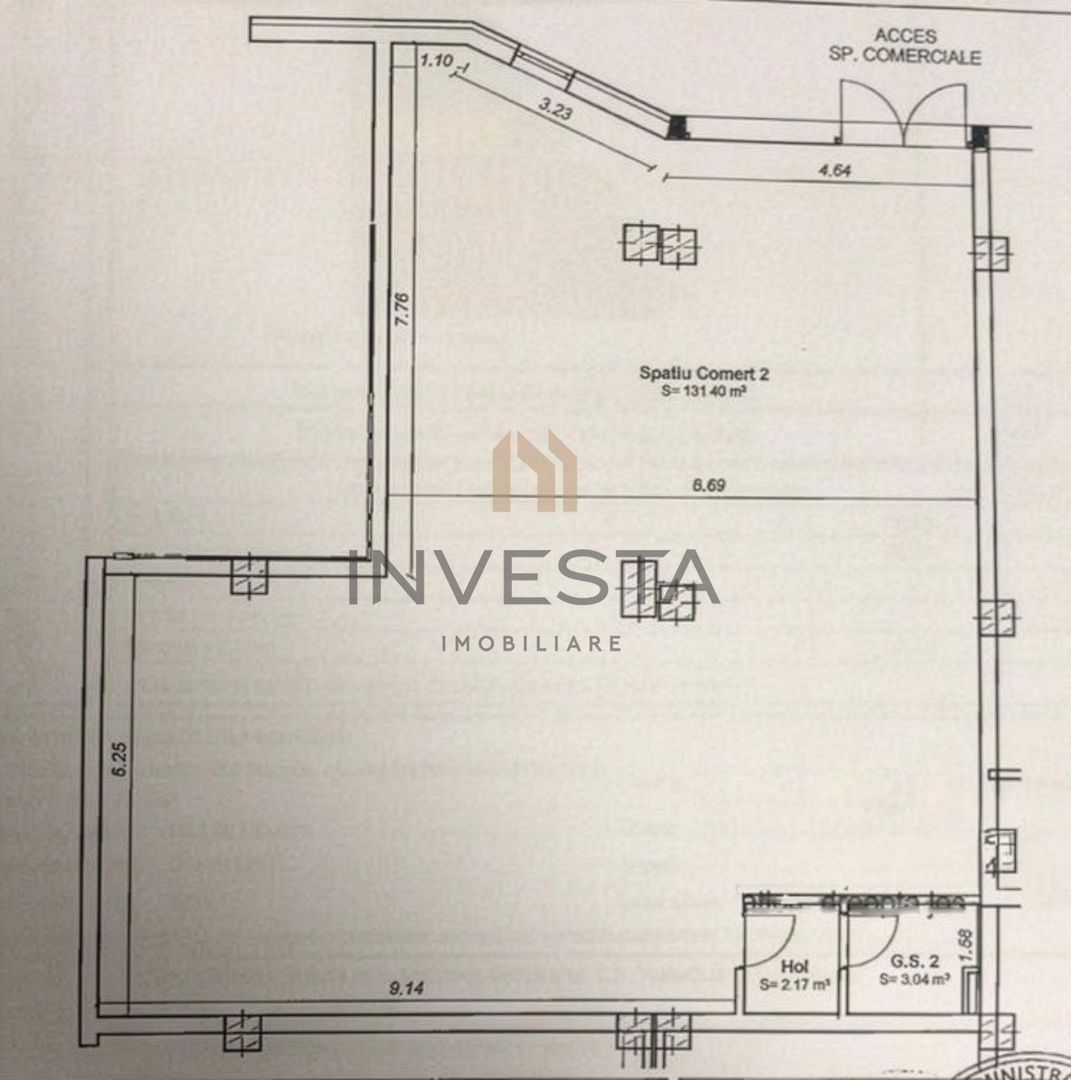 Spatiu comercial modern de 137 mp in zona Central, Anton Pann - Schiță 8